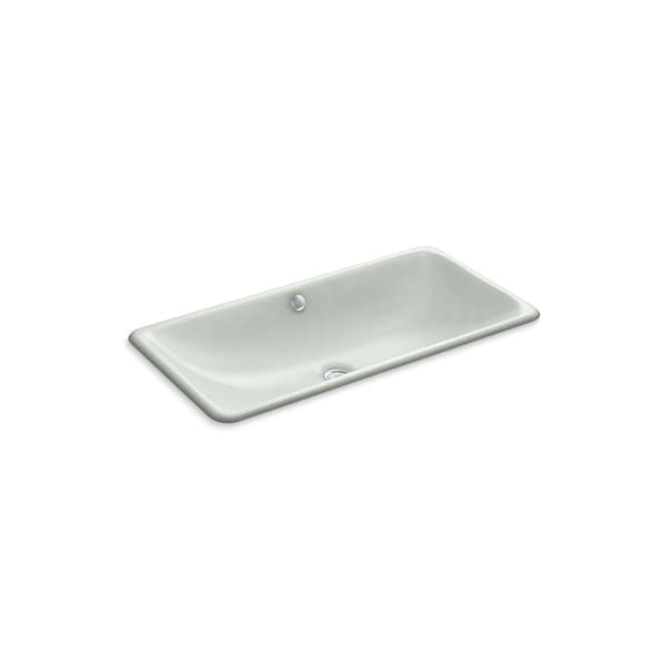 Kohler Iron Plains Trough Rectangle Drop-In/Undermount Bathroom Sink 20212-FF - main